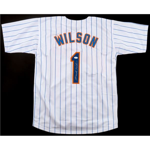 MOOKIE WILSON SIGNED METS JERSEY JSA COA
