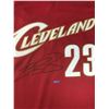Image 2 : LTD EDITION LEBRON JAMES SIGNED CAVS STAT  JERSEY 1/223 UPPER DECK COA