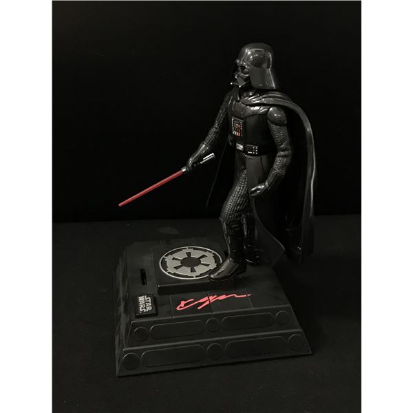 HAYDEN CHRISTENSEN SIGNED DARTH VADER BANK (WWOC COA)
