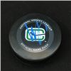 Image 1 : ROBERTO LUONGO SIGNED VANCOUVER CANUCKS HOCKEY PUCK (GCG HOLO)