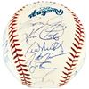Image 2 : 2001 Texas Rangers Team Autographed Official MLB Baseball With 24 Signatures