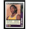 Image 2 : 1997 UPPER DECK COLLECTORS CHOICE KOBE BRYANT ROOKIE CARD