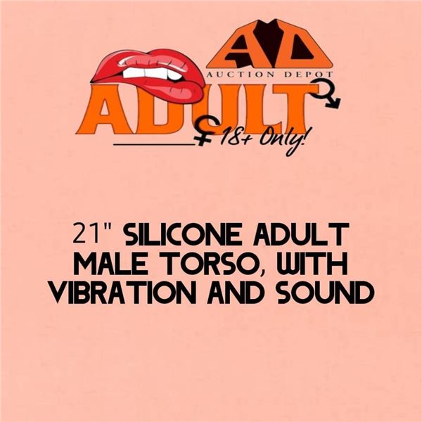 Silicone 21″ Tall Adult Male Torso With Vibration & Sound
