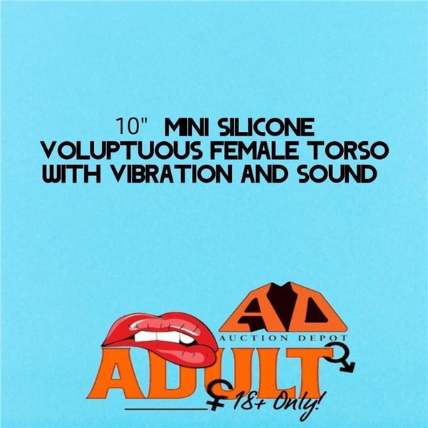 Mini  10″ Silicone Female Voluptuous Torso With Vibration & Sound