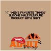 Image 1 : Men’s Favourite Things 10″  Silicone Male Pleasure Product with Skirt Design