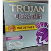 Image 2 : Trojan Ultra Thin Value Pack Condoms – 34 Count (2 Packs)