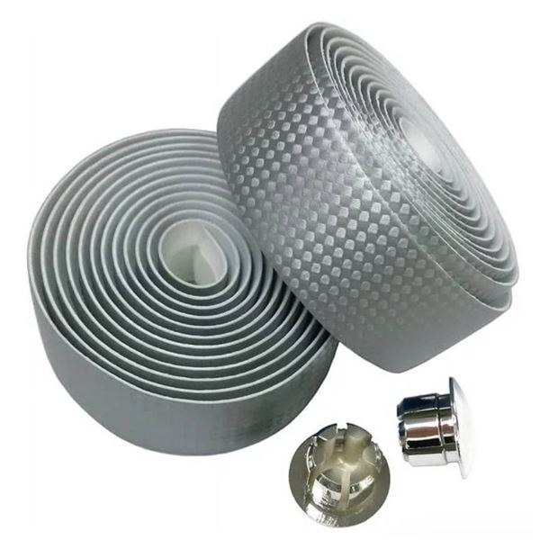 KINGOU Carbon Fiber PU Leather Road Bike Handlebar Tape Bar Tapes Ð 2PCS Per Set