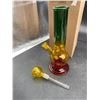 Image 2 : Glass Water Pipe with Removable Bowl and Stem Ð Multicolor Design