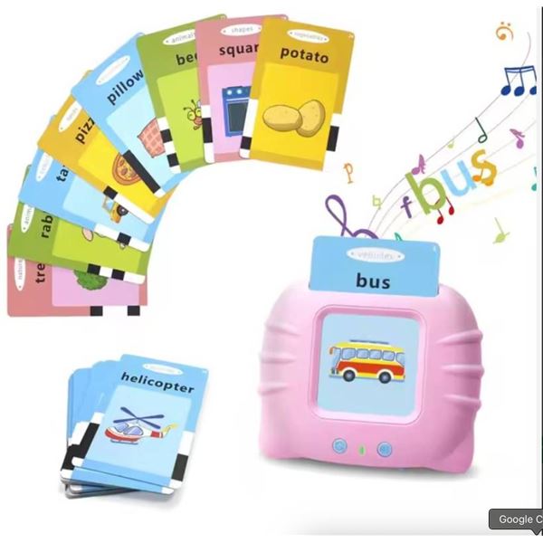 112 Pcs Baby Cards Early Education Device Smart Flash Card Speaker Toys Child Voice Learning Card Ma