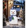 Image 1 : Pasapair 2FT Pre-Lit Pop-Up Snowman Ð Outdoor Christmas Decoration with Built-in 45 LED Lights Ð Col