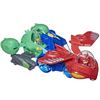 Image 2 : PJ Masks 3-in-1 Combiner Jet Preschool Toy, PJ Masks Toy Set with 3 Connecting PJ Masks Cars