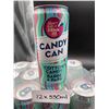 Image 2 : Candy Can Cotton Candy Flavor Sparkling Drink 12 x 330ml