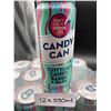 Image 2 : Candy Can Cotton Candy Flavor Sparkling Drink 12 x 330ml