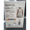 Image 2 : StanfieldÕs 4-Pack XL Athletic Tanks Made of 100 Percent Combed Cotton