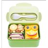 Image 1 : ItoporÊ Ideal Leak-Proof Bento Box for Kids,Wheat Fiber Materials Lunch Box Kids,Microwave & Dishwas