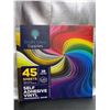 Image 2 : Bright Idea Supplies Self-Adhesive Vinyl Sheets, 45 Sheets, 12x12in, 38 Colors
