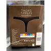 Image 2 : Reflex Thong Tangas L/G, 6-Pack, Seamless Design