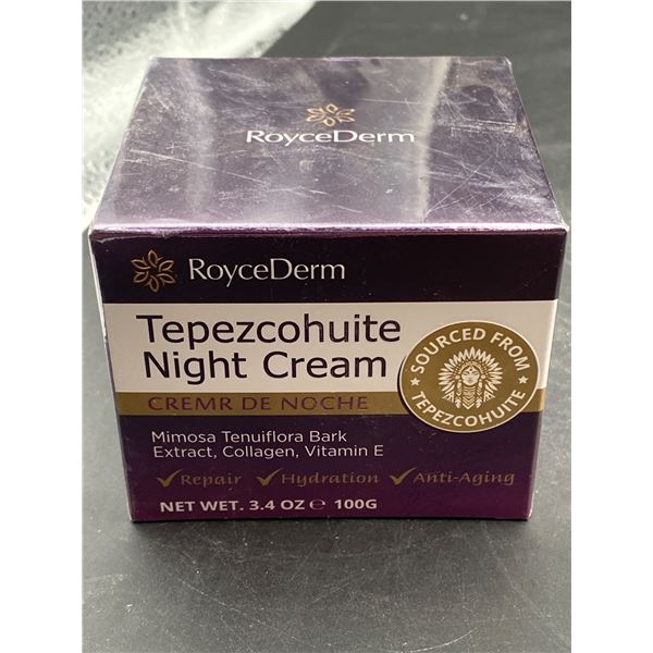 RoyceDerm Tepezcohuite Night Cream Ð 3.4 oz (100 g) with Mimosa Tenuiflora Extract