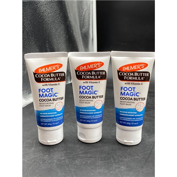 PalmerÕs Cocoa Butter Formula Foot Magic with Vitamin E Ð Lot of 3 Tubes x 60g