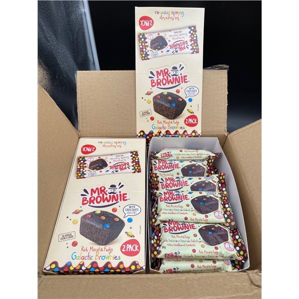Mr. Brownie 12-Pack of 2-Piece Gooey Fudge Brownies, 600g Lot of 2