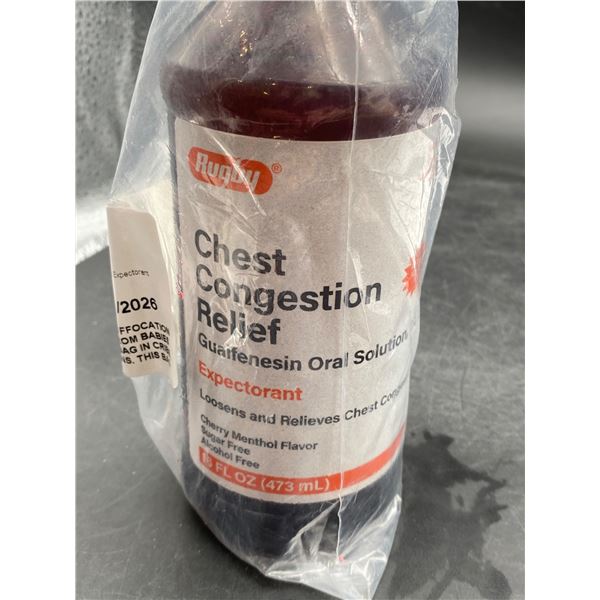 Rugby Chest Congestion Relief Guaifenesin Oral Solution 16 Fl Oz