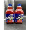 Image 1 : Motts Clamato Tomato Clam Cocktail 2 Bottles 1.89L Each