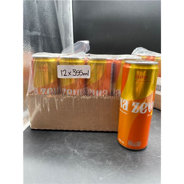 Zevia Orange Soda 12-Pack, 355ml Cans