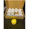 Image 2 : 12 Battery-Operated LED Flameless Flickering Tea Light Candles