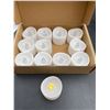 Image 2 : 12 Battery-Operated LED Flameless Flickering Tea Light Candles