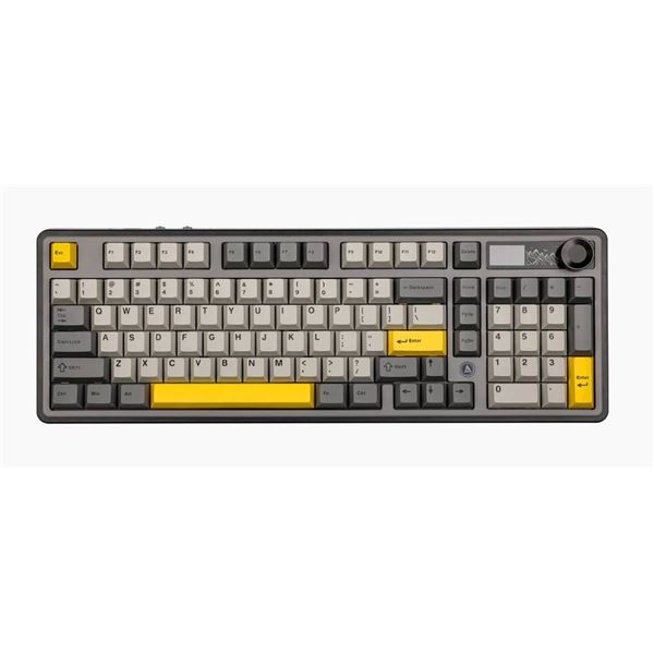 MechLands AJAZZ AK980 98% Mechanical Keyboard, BT5.0/USB-C/2.4GHz Wireless Gaming Keyboard, Hot Swap