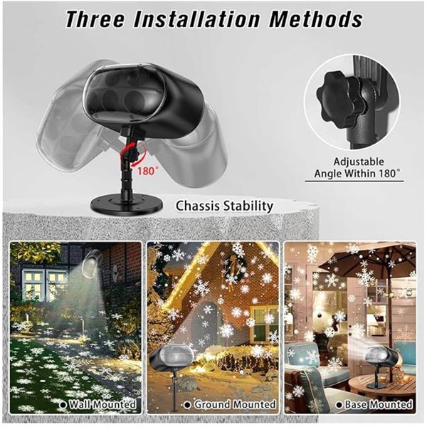 Projection Light Model YMX1007 with Remote Control and RF Connectivity