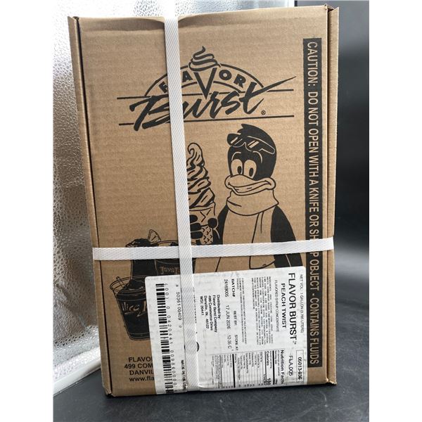 Flavor Burst Peach Twist Syrup Concentrate 1 Gallon (FLA.005)