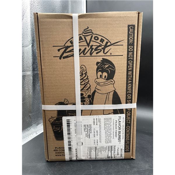 Flavor Burst Peach Twist Syrup Concentrate 1 Gallon FLA-005