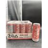 Image 1 : VOZ Energy Drink White Peach Zero Sugar, 12 Cans (355 ml Each)