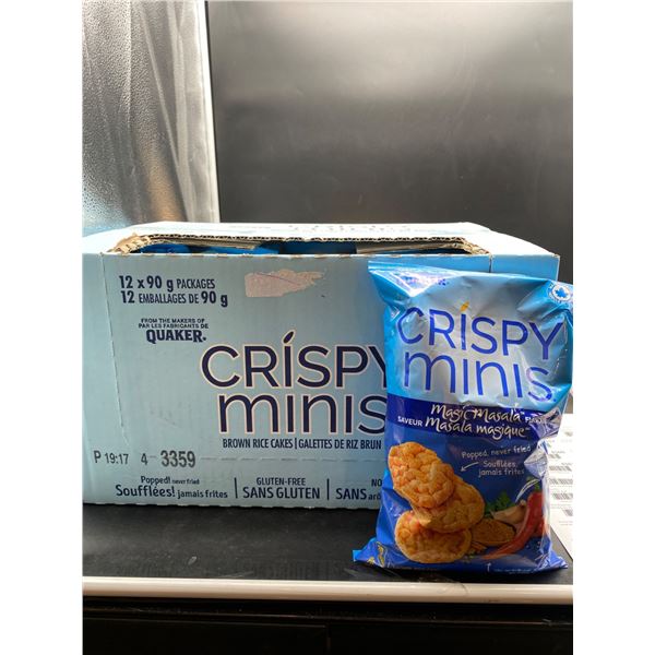 Quaker Crispy Minis Magic Masala Flavor, 12 Units, 90 g Each