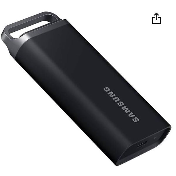 SAMSUNG T5 EVO Portable SSD 8TB, USB 3.2 Gen 1 External Solid State Drive, Seq. Read Speeds Up to 46