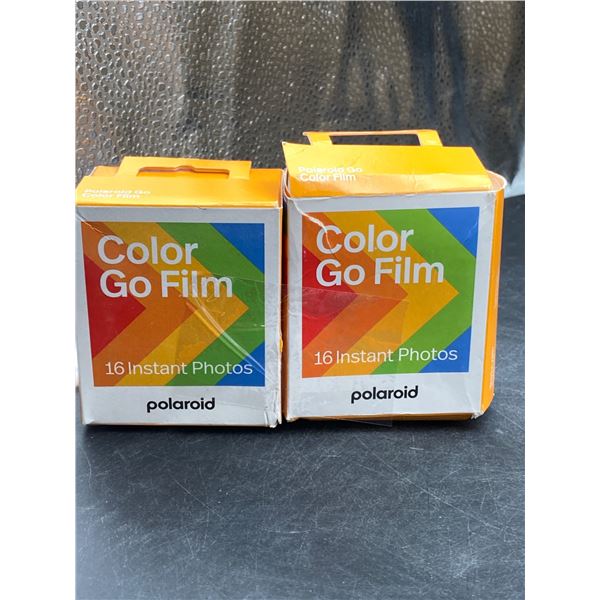 Polaroid Color Go Film for Polaroid Go Cameras, 16 Instant Photos, ASA 640 Lot of 2