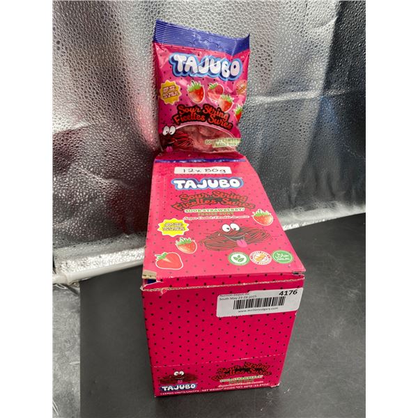 Tajubo Sour String Sour Strawberry Candy 12x80g