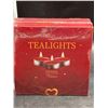 Image 1 : 100-Count Tealights, Approximately 4-Hour Burn Time RED