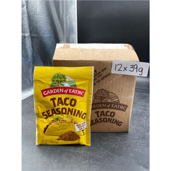 Garden of EatinÕ Taco Seasoning Packets, 12 x 39g