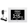 Image 1 : 8-Inch Digital Clock with Wall Mount Option and Multiple Features
