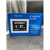 Image 3 : 8-Inch Digital Clock with Wall Mount Option and Multiple Features