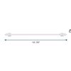 Image 1 : Kenney Magnetic Curtain Rod, 16-28 Inches, White Finish
