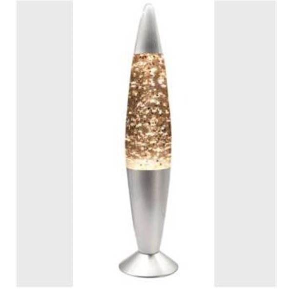 Mini Glitter Lava Lamp LED Vintage Night Light Lamp with USB Warm Rocket LightLot of 3