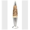 Image 1 : Mini Glitter Lava Lamp LED Vintage Night Light Lamp with USB Warm Rocket LightLot of 3