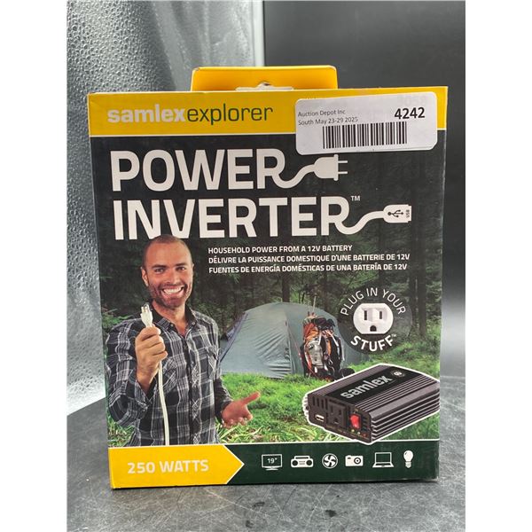Samlex Explorer 250 Watt Power Inverter for 12V Battery Applications