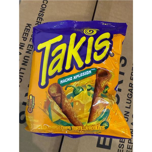 Takis Nacho Xplosion Tortilla Chips (18 Units, 90g Each)