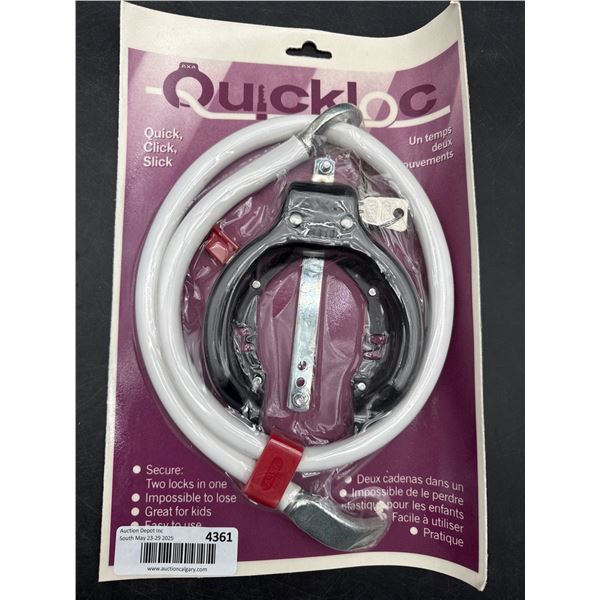 Quickloc Cycleworks Bicycle Lock with Cable System