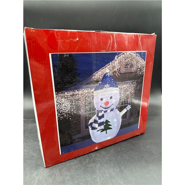 Pasapair 2FT Pre-Lit Pop-Up Snowman Ð Outdoor Christmas Decoration with Built-in 45 LED Lights Ð Col