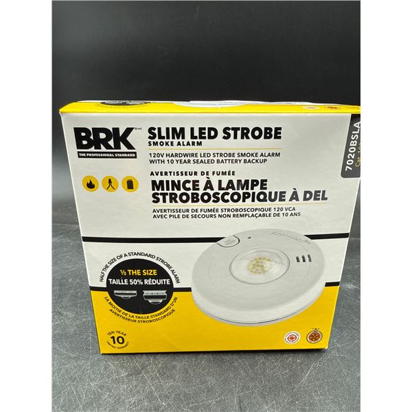 BRK Slim LED Strobe Smoke Alarm Model 7020BSLA
